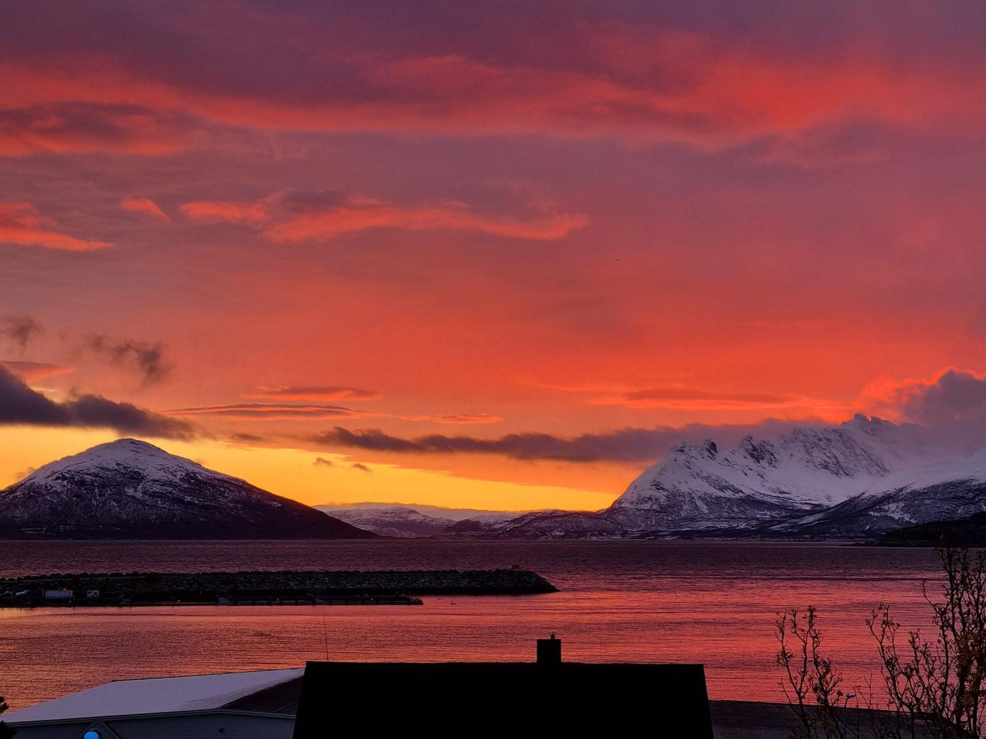 Loftsleilighet Midt I Sentrum Skjervoy Bagian luar foto